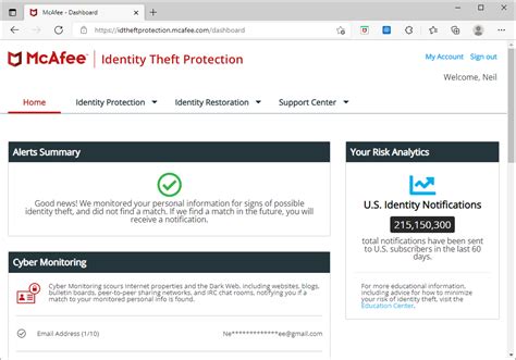 mcafee identity theft protection review